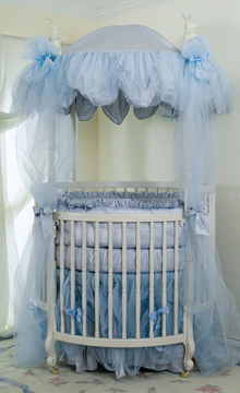 Prince of Monaco bedding on #206 Country French Round Crib