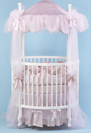 Country French Round Crib